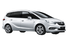 Car Hire Newark - Vauxhall Zafira 5 + 2 - Minibus hire Newark
